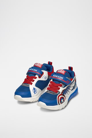 Baskets Captain America Avengers Marvel Ciberdron - Bleu