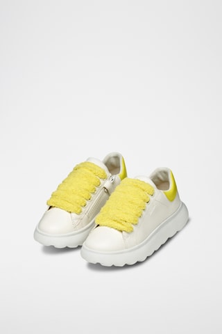 Baskets plateformes Puffypop - Blanc