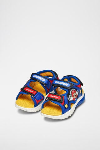 Sandales Super Mario Ciberdron - Bleu roi et rouge