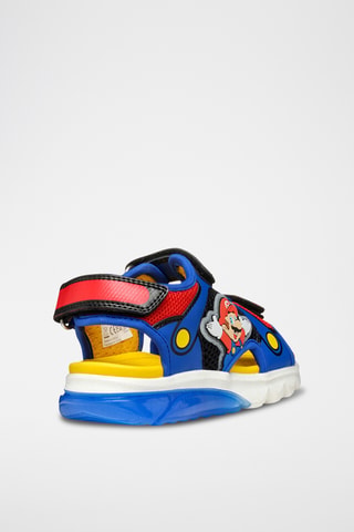 Sandales Super Mario Ciberdron - Bleu roi et rouge