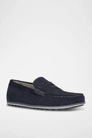 Mocassins en cuir Mirvin - Bleu marine
