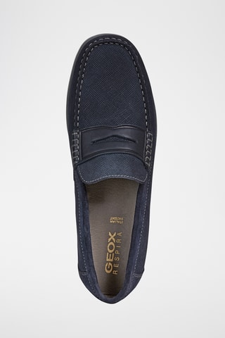 Mocassins en cuir Mirvin - Bleu marine
