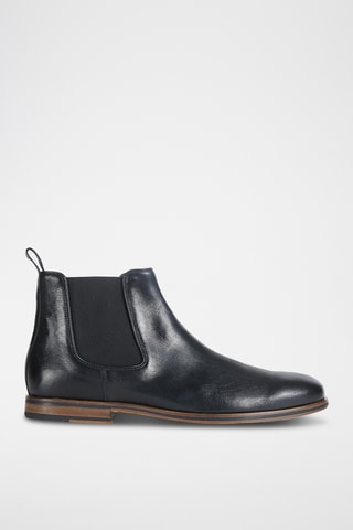 Bottines Chelsea en cuir Bayle - Noir