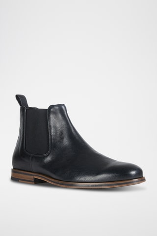 Bottines Chelsea en cuir Bayle - Noir