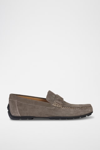 Mocassins en nubuck Moner - Gris