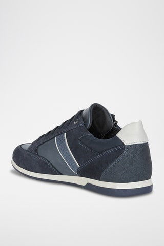 Baskets en cuir Renan - Bleu marine