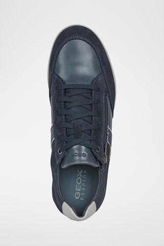 Baskets en cuir Renan - Bleu marine