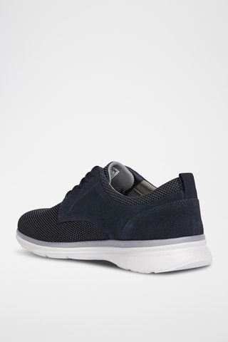 Baskets en nubuck Sirmione - Bleu marine