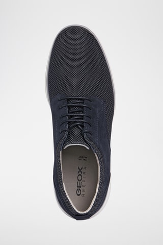 Baskets en nubuck Sirmione - Bleu marine