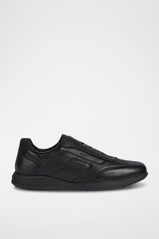Baskets en cuir de mouton nappa Spherica - Noir