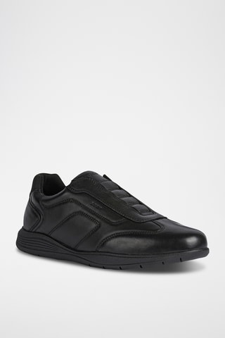 Baskets en cuir de mouton nappa Spherica - Noir