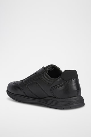 Baskets en cuir de mouton nappa Spherica - Noir
