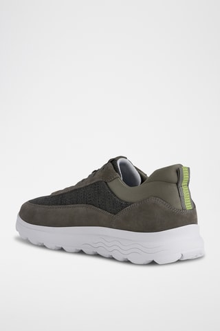 Baskets en nubuck Spherica - Vert olive