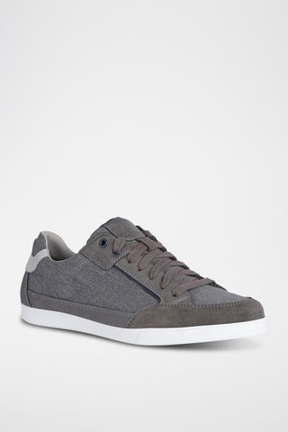 Baskets en cuir Walee - Gris chiné