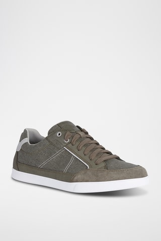 Baskets en cuir Walee - Vert olive