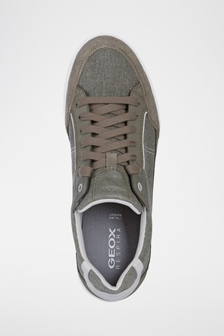 Baskets en cuir Walee - Vert olive