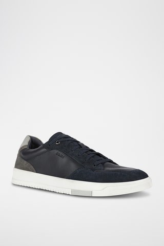 Zapatillas de piel ovina napa Segnale - Azul marino