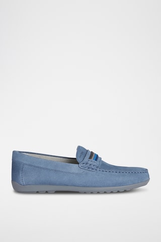 Mocassins en nubuck Tivoli - Bleu cobalt