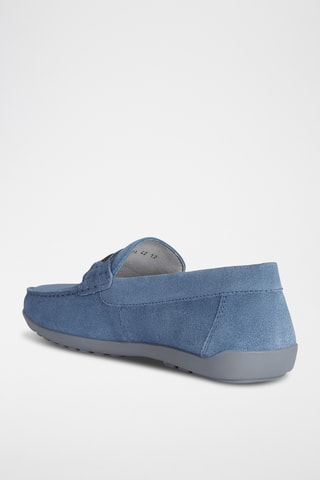 Mocassins en nubuck Tivoli - Bleu cobalt