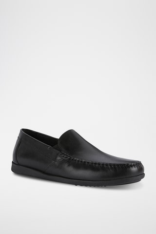 Mocassins en cuir verni Sile - Noir