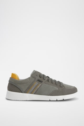 Baskets en nubuck Jonas - Vert olive