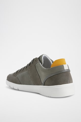 Baskets en nubuck Jonas - Vert olive