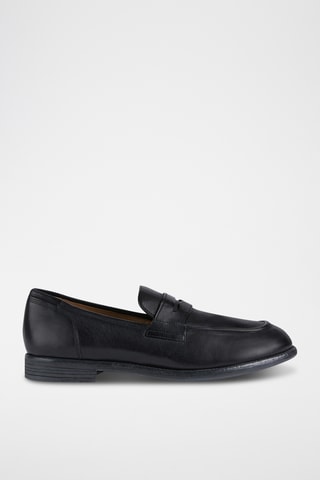 Mocassins en cuir de chèvre Anghiari - Noir
