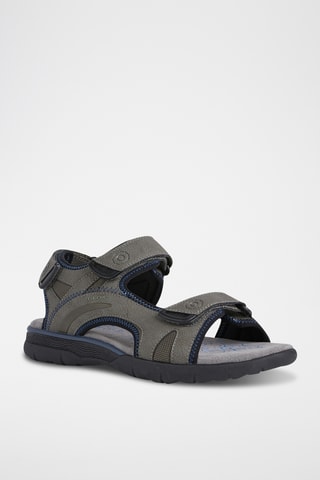 Sandales Spherica - Vert olive et gris