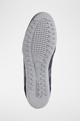 Baskets en cuir Wells - Bleu marine