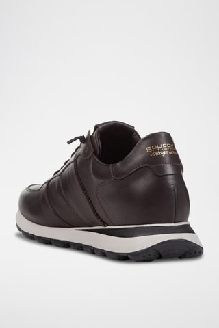 Baskets en cuir - Marron