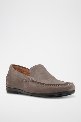 Mocassins en nubuck Siron - Gris clair