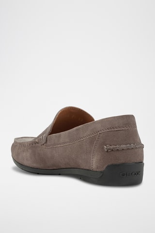 Mocassins en nubuck Siron - Gris clair