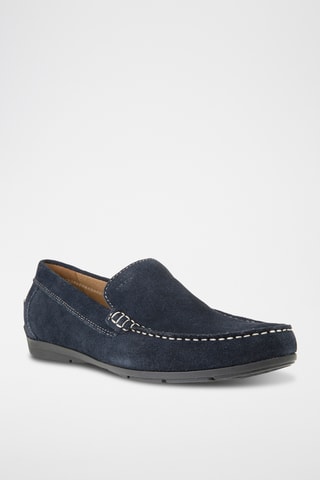 Mocassins en nubuck Siron - Bleu marine