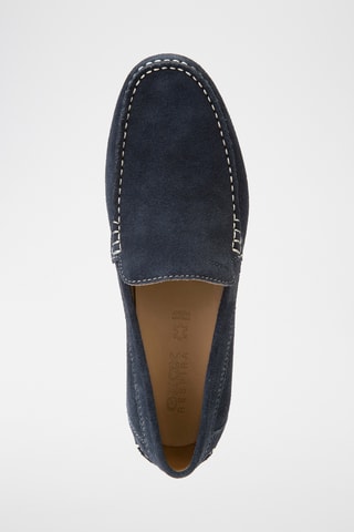 Mocassins en nubuck Siron - Bleu marine