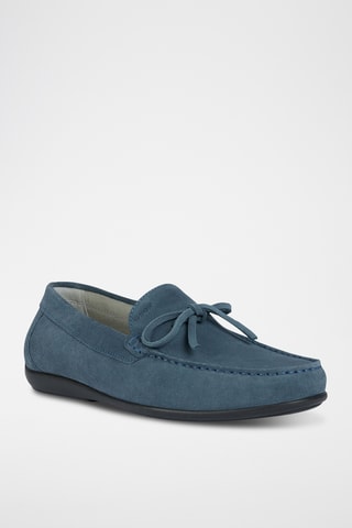Mocassins en nubuck Siron - Bleu cobalt