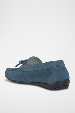 Mocassins en nubuck Siron - Bleu cobalt