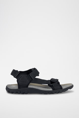 Sandales en nubuck Strada - Noir