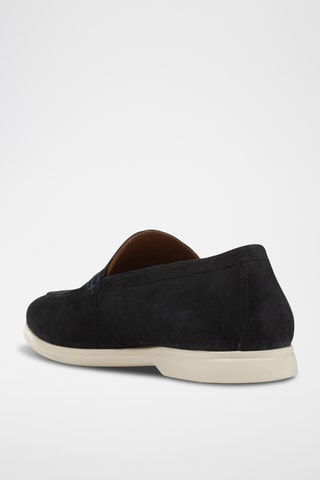 Mocassins en nubuck Venzone - Bleu marine