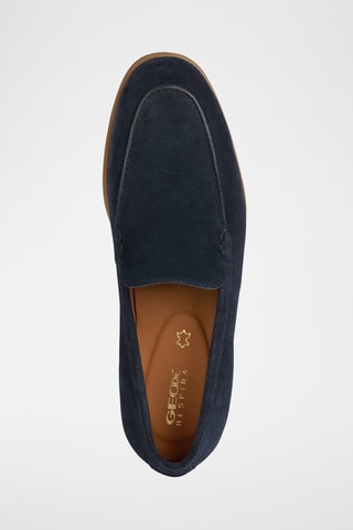 Mocassins en nubuck Venzone - Bleu marine