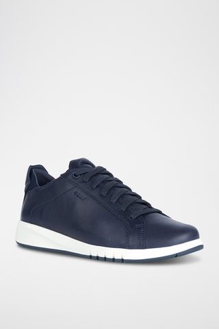 Baskets en cuir Aerantis - Bleu marine