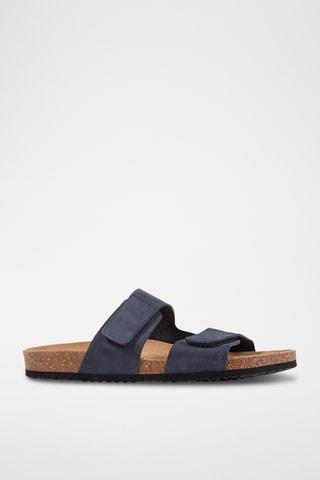Sandales en nubuck Ghita - Bleu marine