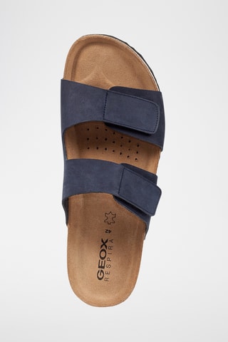 Sandales en nubuck Ghita - Bleu marine