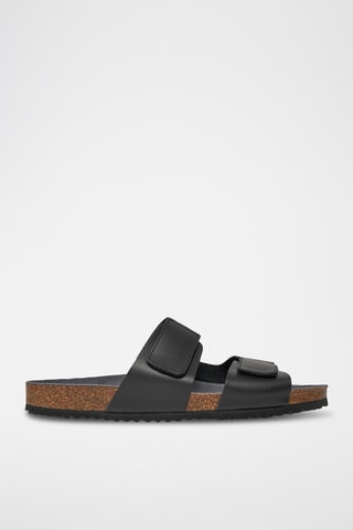 Sandales en cuir Ghita - Noir