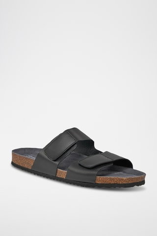 Sandales en cuir Ghita - Noir