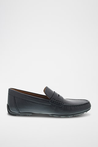 Mocassins en cuir Kosmopolis - Bleu marine