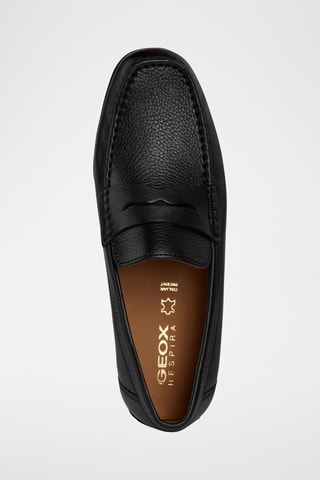 Mocassins en cuir Kosmopolis - Noir