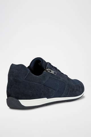 Baskets en nubuck Ionio - Bleu marine