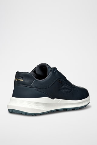 Baskets en cuir nappa ABX - Bleu marine