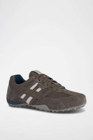 Baskets en nubuck Snake - Gris