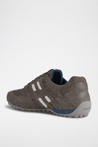 Baskets en nubuck Snake - Gris